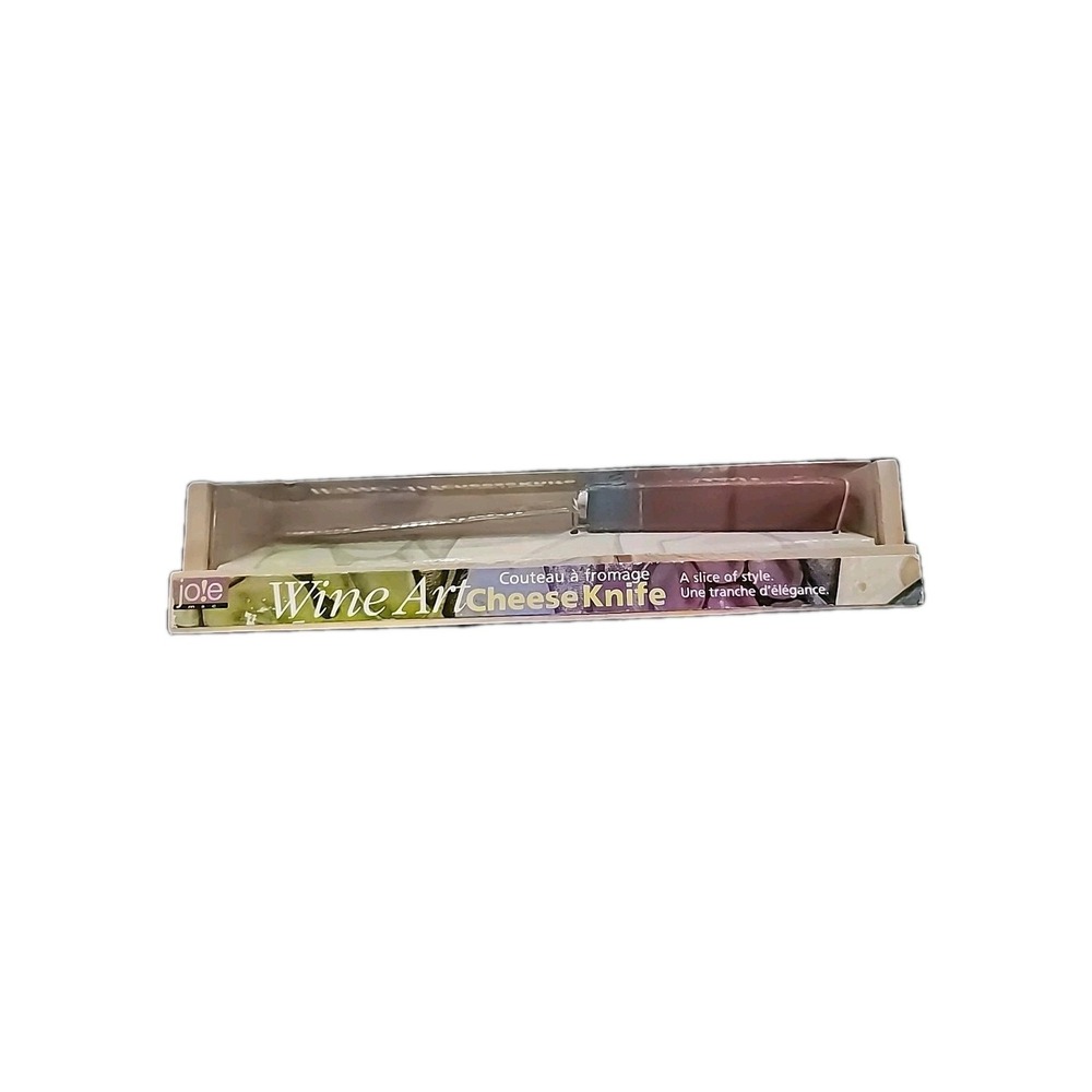 Jote Wine‎ Art Cheese Knife Set with Decorative Handle Wood Box